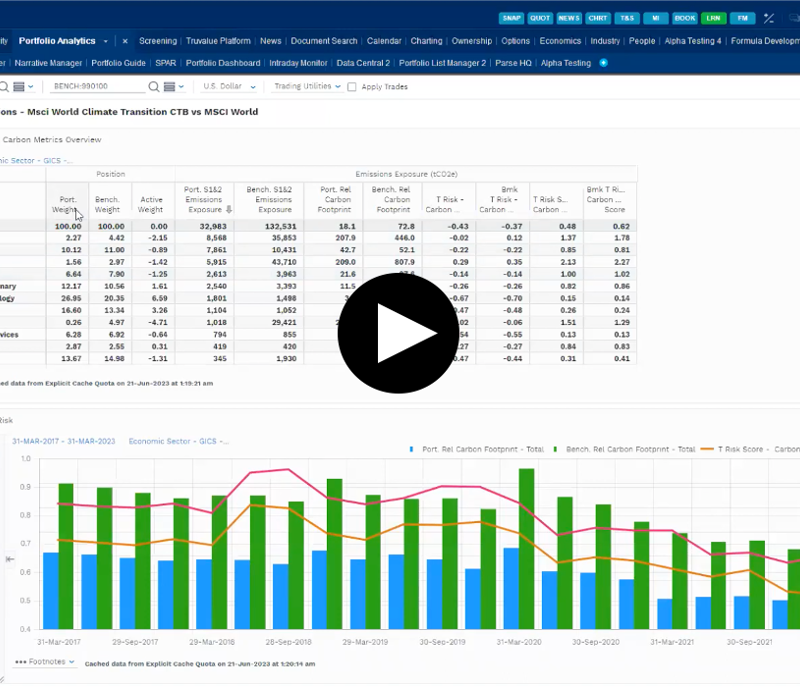 ENTELLIGENT T-Risk Demo