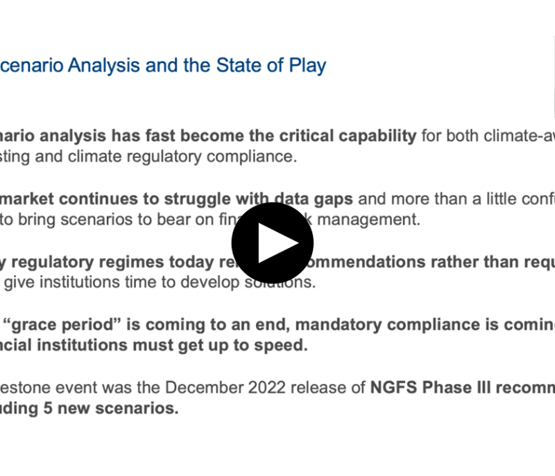 climate scenario analysis